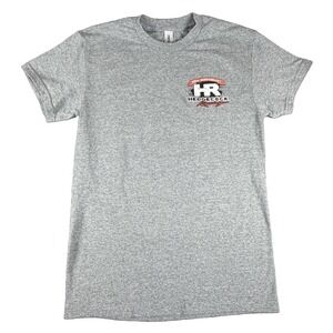 Gildan Shirt Mens Small Gray Hedgecock Racing 40 Years Graphic Tee NASCAR Cars